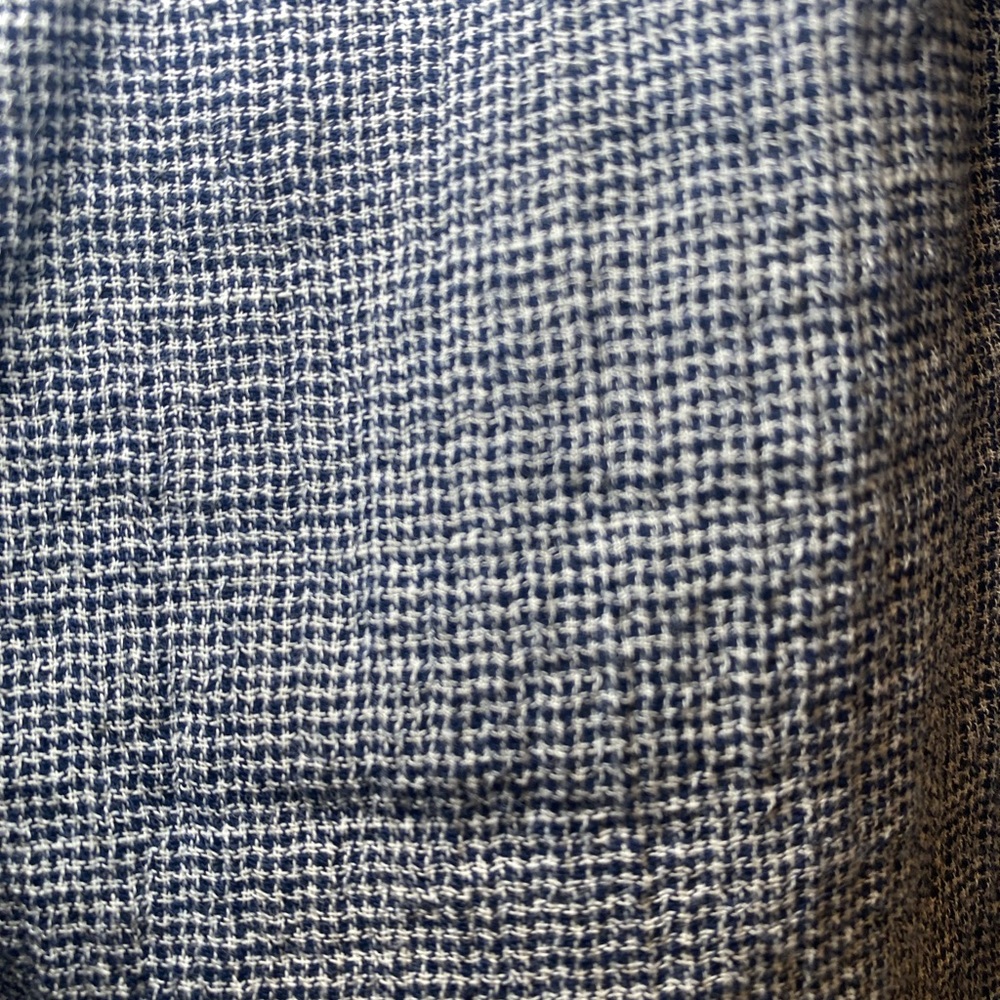 NWOT | LOFT | Sleeveless Button-down Top | XL | Blue and White Checked - Picture 4 of 4